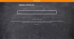Desktop Screenshot of collectors-cabinets.com