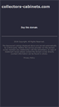 Mobile Screenshot of collectors-cabinets.com